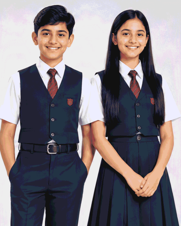 Premium School Uniform Set – Navy Blue